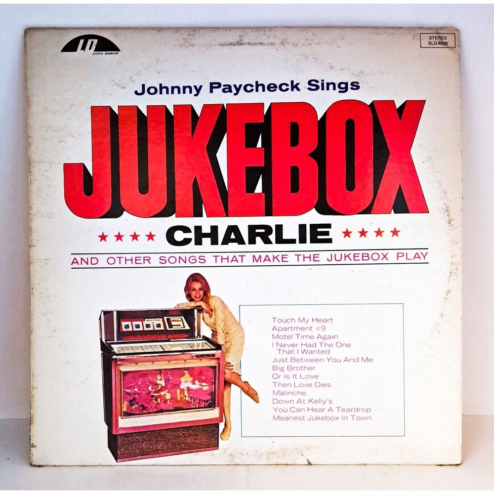 Johnny Paycheck Jukebox Charlie‎ Vinyl LP 1970s Country Music Vintage Album